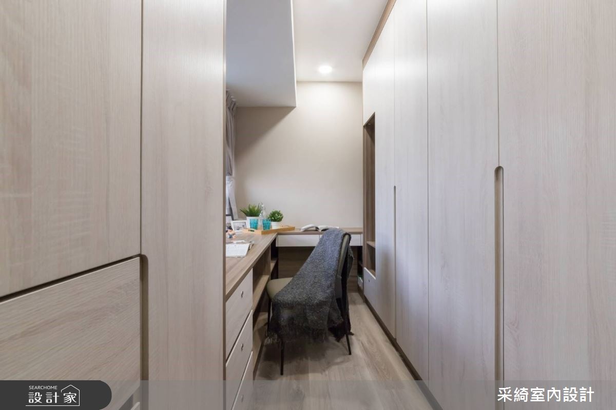 16坪新成屋(5年以下)＿混搭風書房儲藏室案例圖片＿采綺室內設計＿采綺_夢想新生活之22