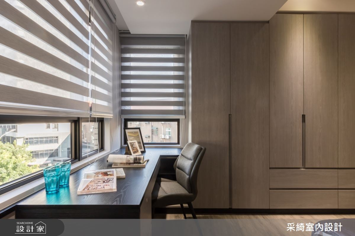 46坪新古屋(10年以下)＿混搭風臥室案例圖片＿采綺室內設計＿采綺_莫蘭迪之吻之27