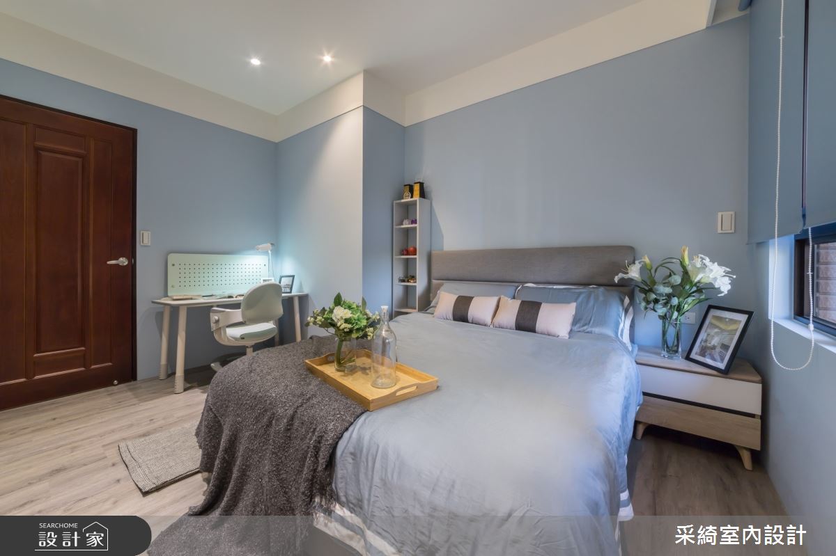 46坪新古屋(10年以下)＿混搭風兒童房兒童房客房案例圖片＿采綺室內設計＿采綺_莫蘭迪之吻之35
