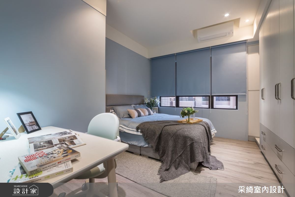 46坪新古屋(10年以下)＿混搭風兒童房兒童房客房案例圖片＿采綺室內設計＿采綺_莫蘭迪之吻之36