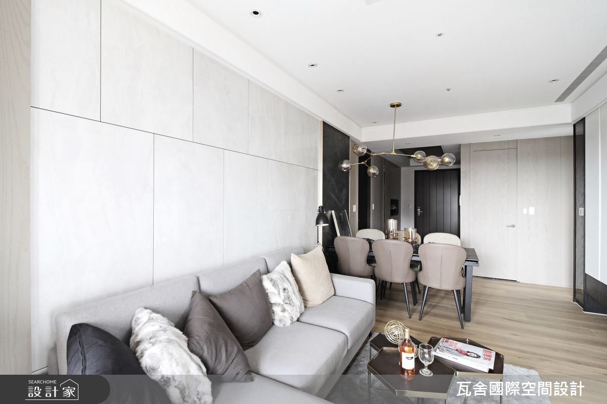 46坪預售屋＿現代風客廳餐廳案例圖片＿瓦舍國際空間設計＿瓦舍_01之2