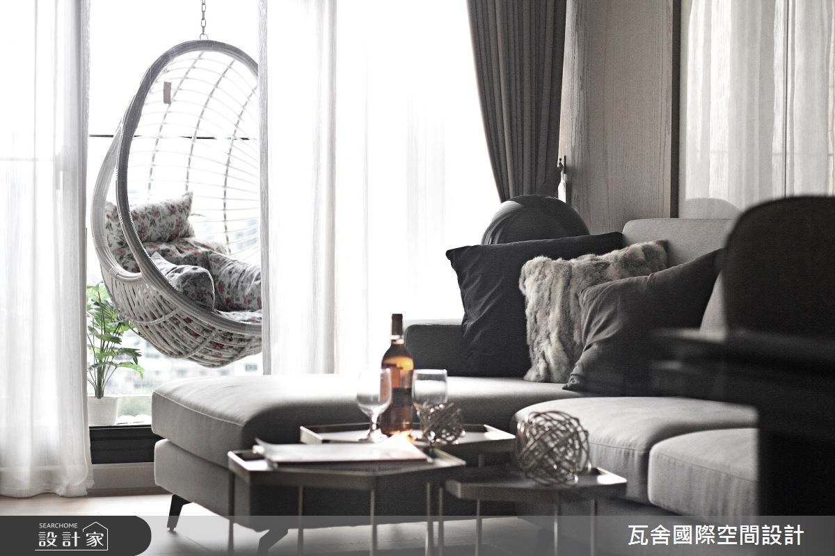 46坪預售屋＿現代風客廳案例圖片＿瓦舍國際空間設計＿瓦舍_01之5