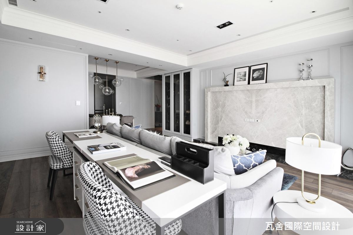 51坪預售屋＿新古典客廳書房案例圖片＿瓦舍國際空間設計＿瓦舍_02之7