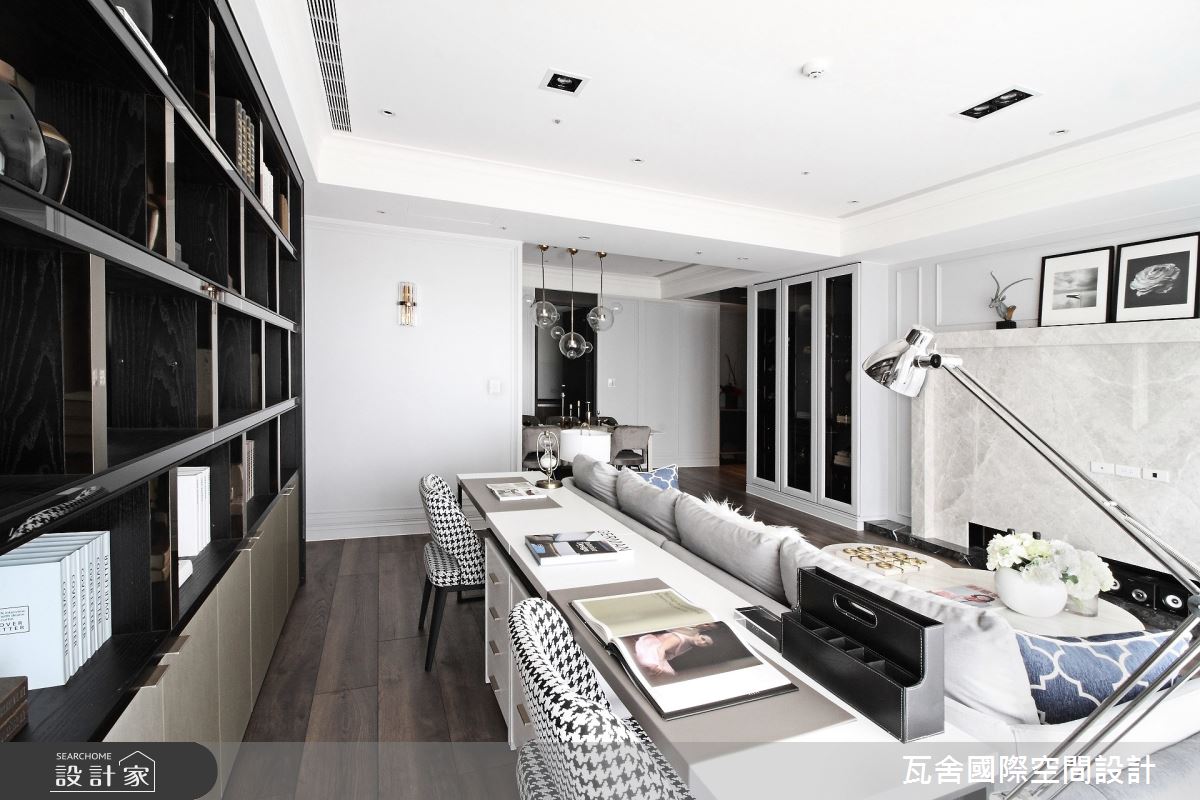 51坪預售屋＿新古典客廳書房案例圖片＿瓦舍國際空間設計＿瓦舍_02之8