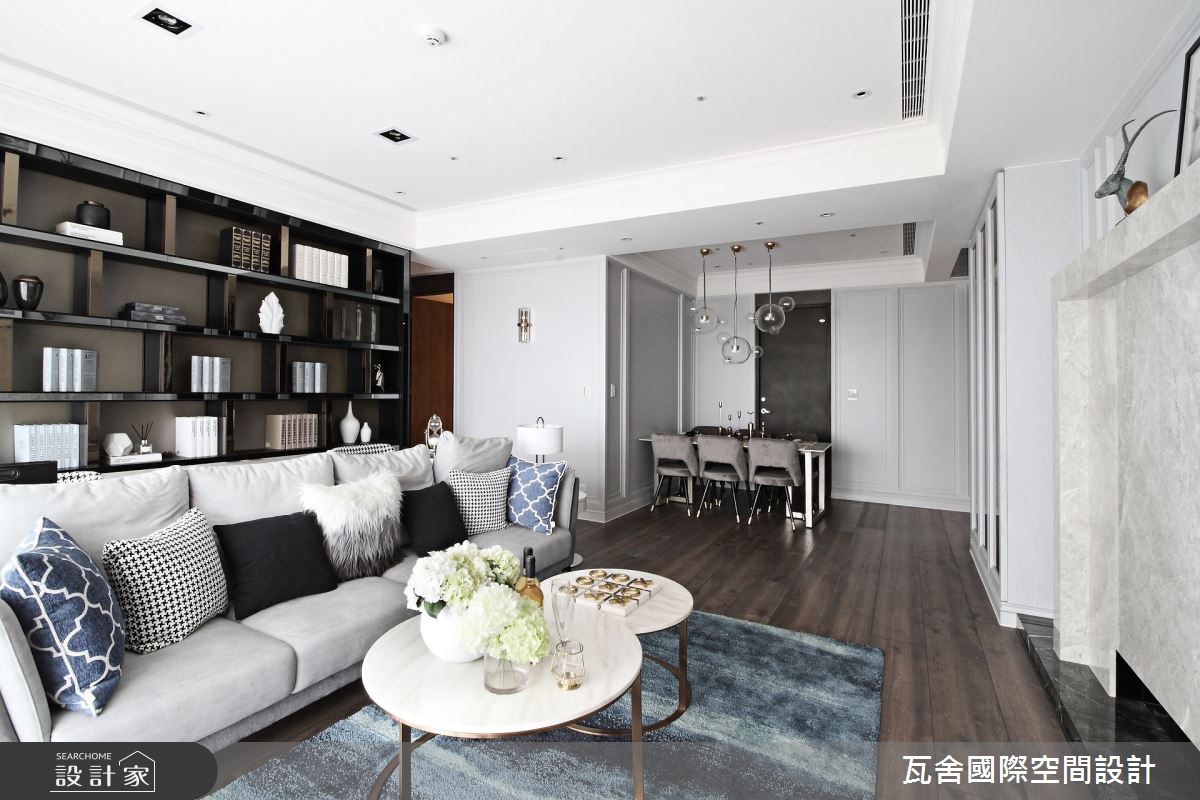 51坪預售屋＿新古典客廳餐廳案例圖片＿瓦舍國際空間設計＿瓦舍_02之4