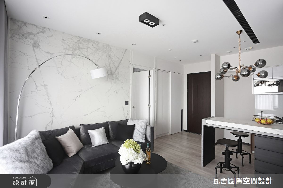 36坪預售屋＿北歐風客廳餐廳中島案例圖片＿瓦舍國際空間設計＿瓦舍_03之3