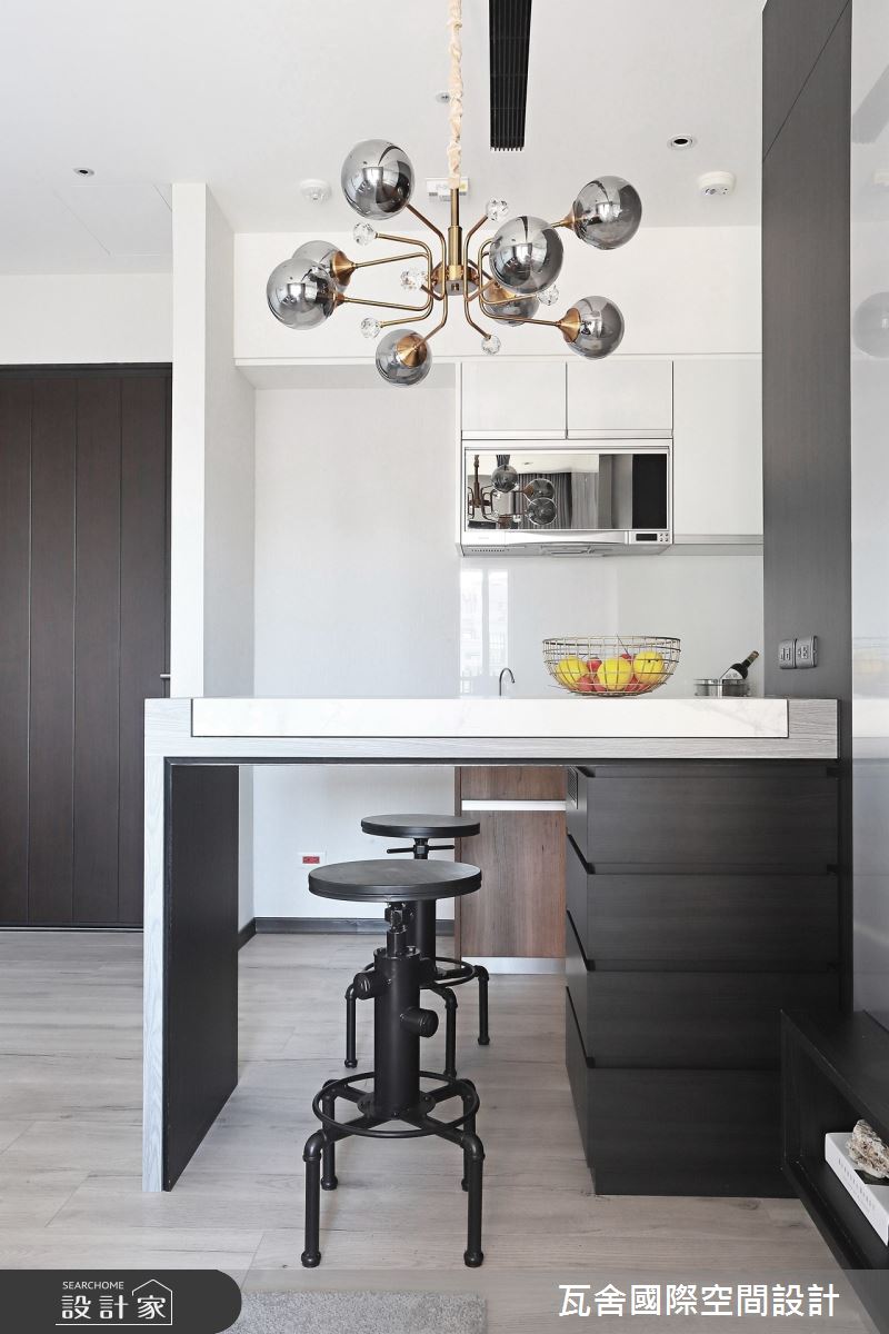 36坪預售屋＿北歐風餐廳廚房中島案例圖片＿瓦舍國際空間設計＿瓦舍_03之14