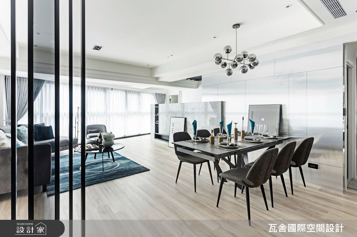63坪預售屋＿現代風客廳餐廳案例圖片＿瓦舍國際空間設計＿瓦舍_04之3