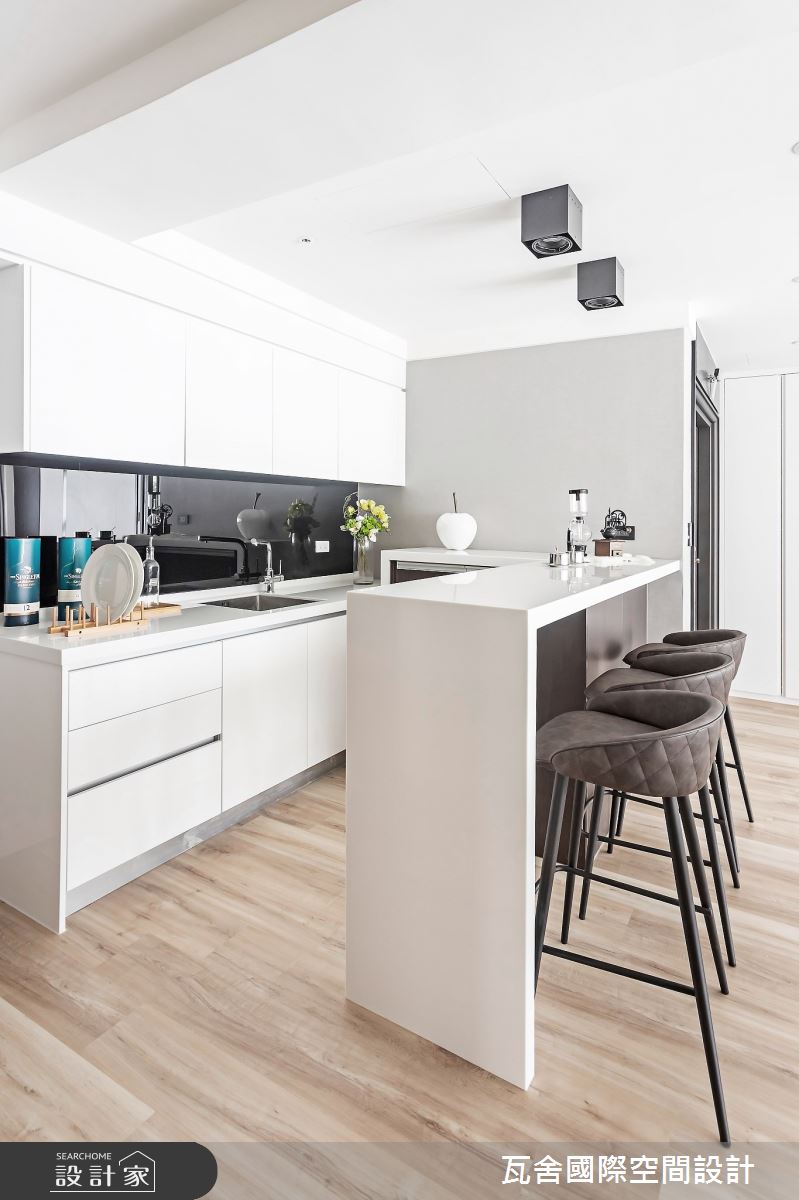 63坪預售屋＿現代風廚房中島案例圖片＿瓦舍國際空間設計＿瓦舍_04之15