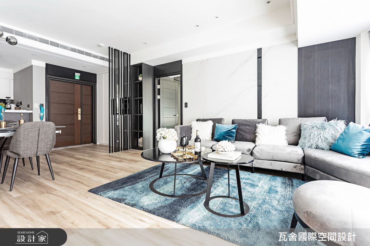 63坪預售屋＿現代風玄關客廳餐廳案例圖片＿瓦舍國際空間設計＿瓦舍_04之7