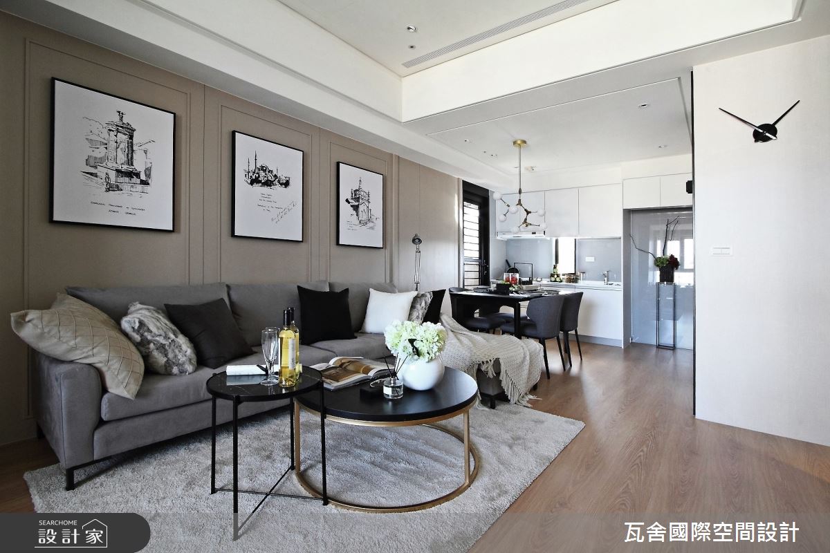 毛胚屋＿簡約風客廳餐廳廚房案例圖片＿瓦舍國際空間設計＿瓦舍_05之2