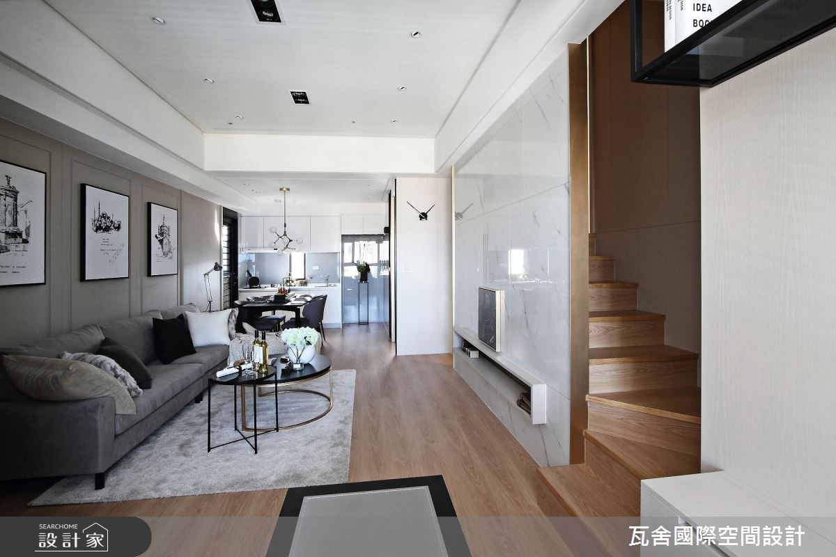 毛胚屋＿簡約風客廳餐廳廚房樓梯案例圖片＿瓦舍國際空間設計＿瓦舍_05之5