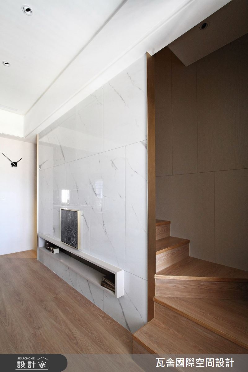 毛胚屋＿簡約風客廳樓梯案例圖片＿瓦舍國際空間設計＿瓦舍_05之20