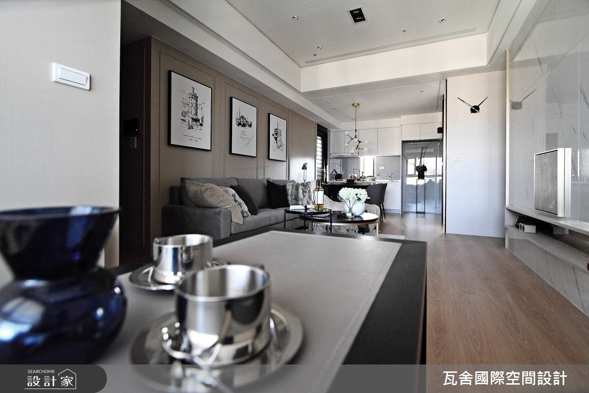 毛胚屋＿簡約風客廳餐廳廚房多功能室案例圖片＿瓦舍國際空間設計＿瓦舍_05之16