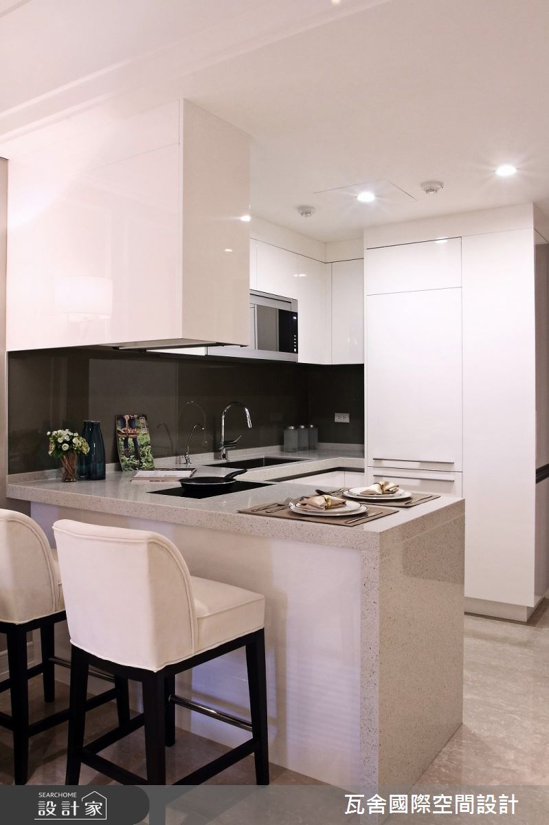 25坪毛胚屋＿新古典廚房中島案例圖片＿瓦舍國際空間設計＿瓦舍_07之9