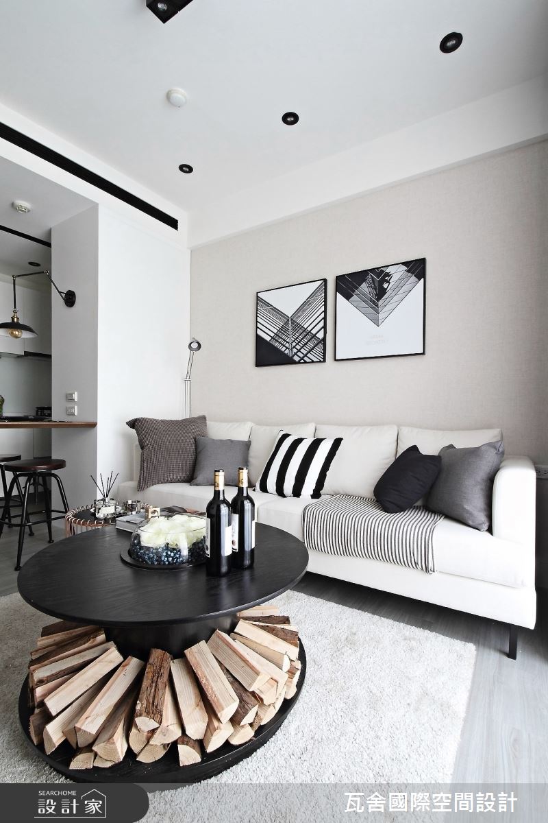 毛胚屋＿現代風客廳案例圖片＿瓦舍國際空間設計＿瓦舍_10之13