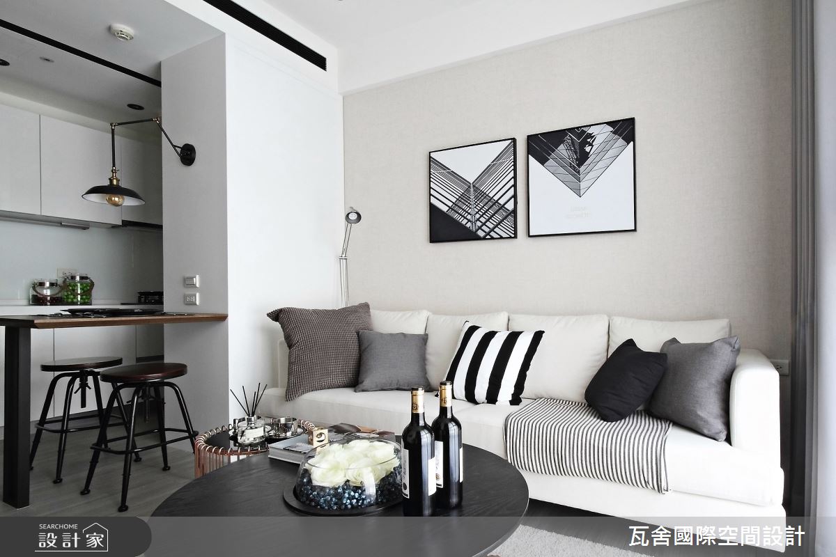 毛胚屋＿現代風客廳餐廳廚房案例圖片＿瓦舍國際空間設計＿瓦舍_10之6