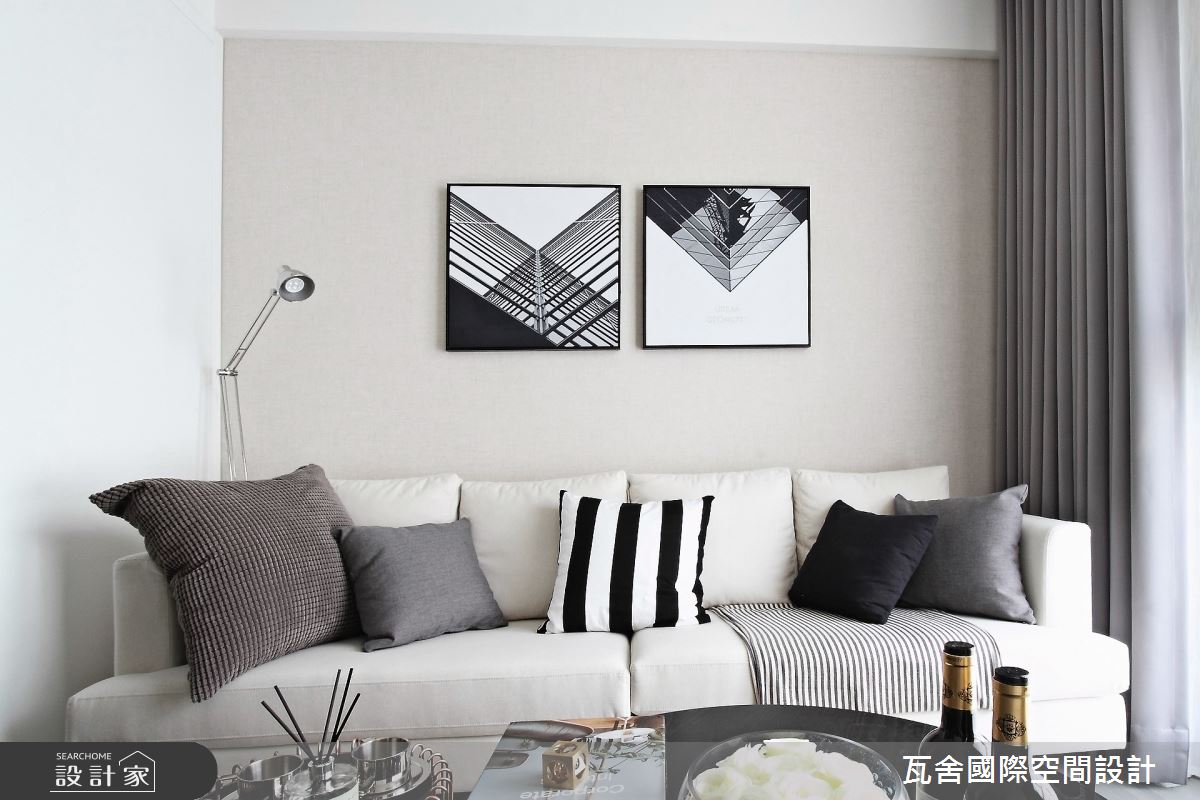 毛胚屋＿現代風客廳案例圖片＿瓦舍國際空間設計＿瓦舍_10之7