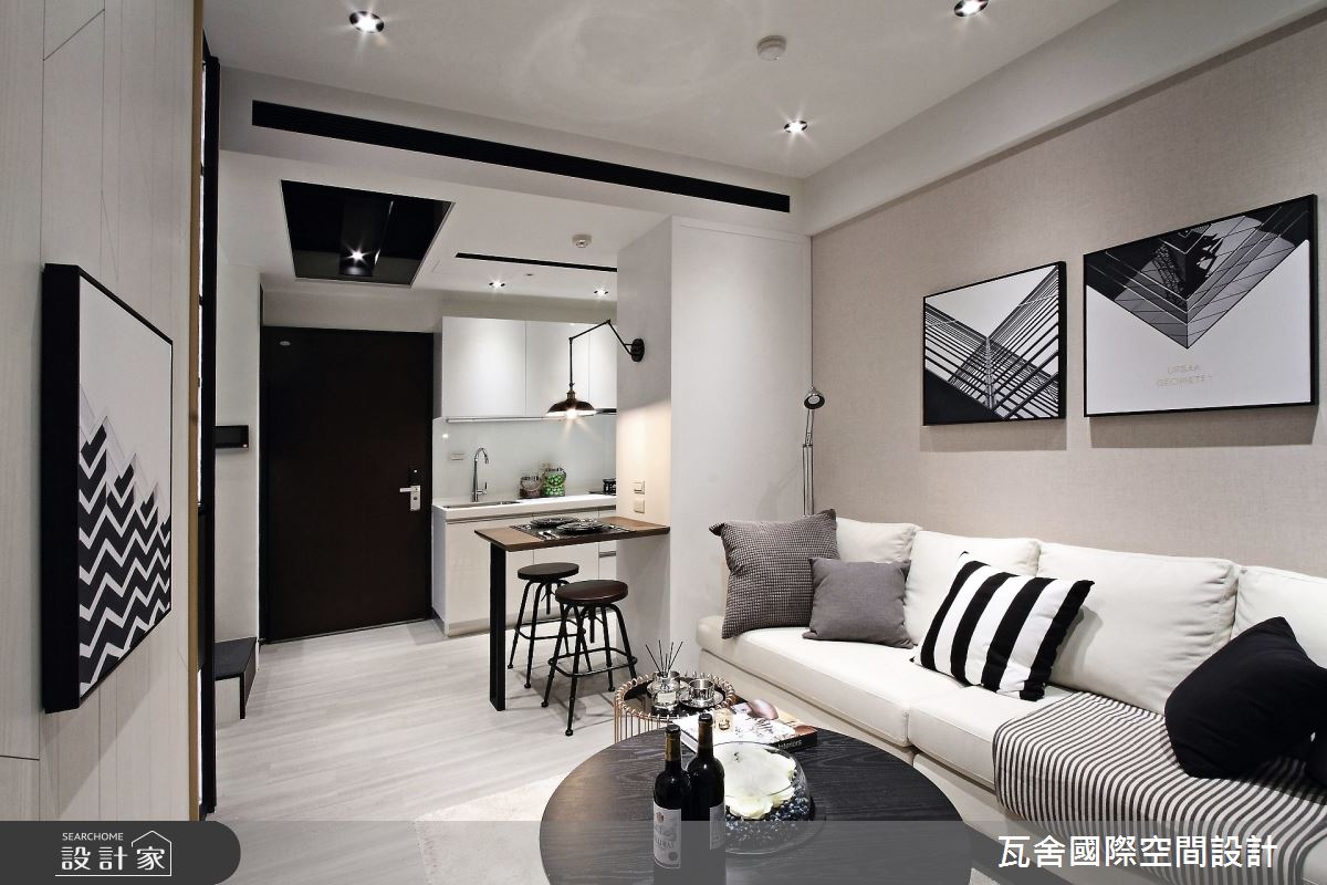 毛胚屋＿現代風玄關客廳餐廳廚房案例圖片＿瓦舍國際空間設計＿瓦舍_10之10