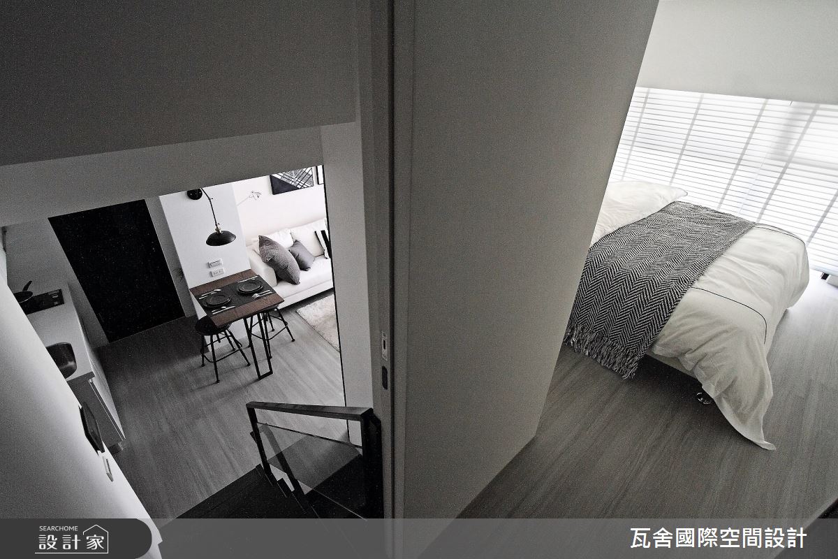 毛胚屋＿現代風客廳餐廳臥室樓梯案例圖片＿瓦舍國際空間設計＿瓦舍_10之26