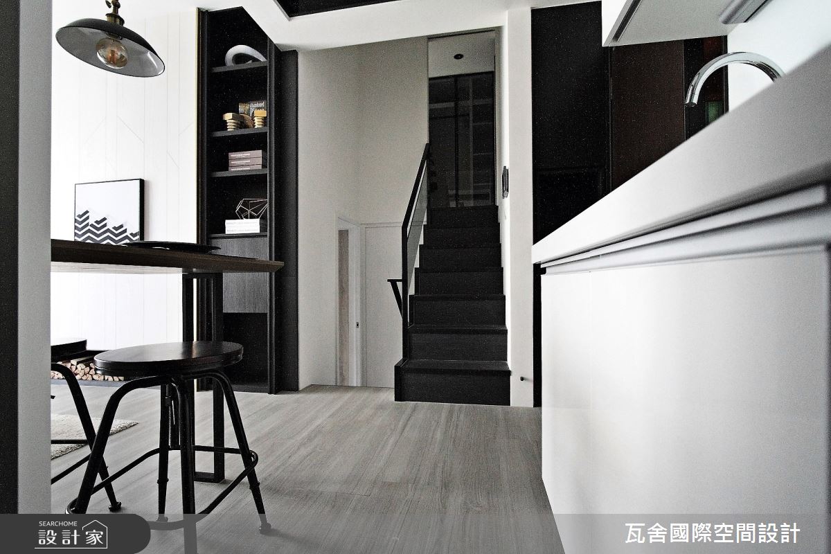 毛胚屋＿現代風餐廳廚房樓梯案例圖片＿瓦舍國際空間設計＿瓦舍_10之22