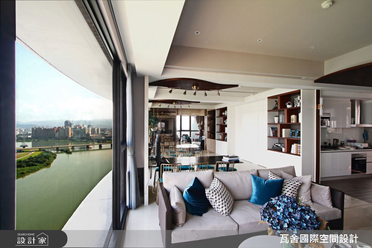 毛胚屋＿現代風客廳案例圖片＿瓦舍國際空間設計＿瓦舍_12之14