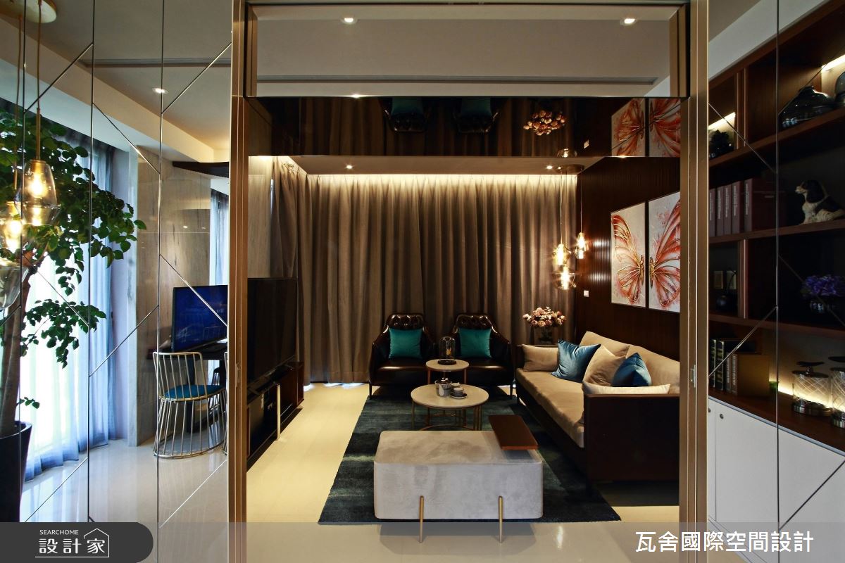 毛胚屋＿現代風客廳案例圖片＿瓦舍國際空間設計＿瓦舍_12之17