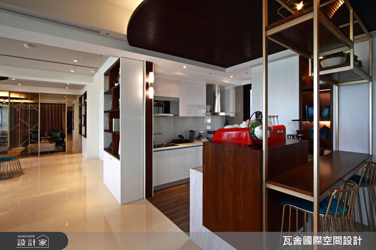 毛胚屋＿現代風廚房吧檯案例圖片＿瓦舍國際空間設計＿瓦舍_12之19