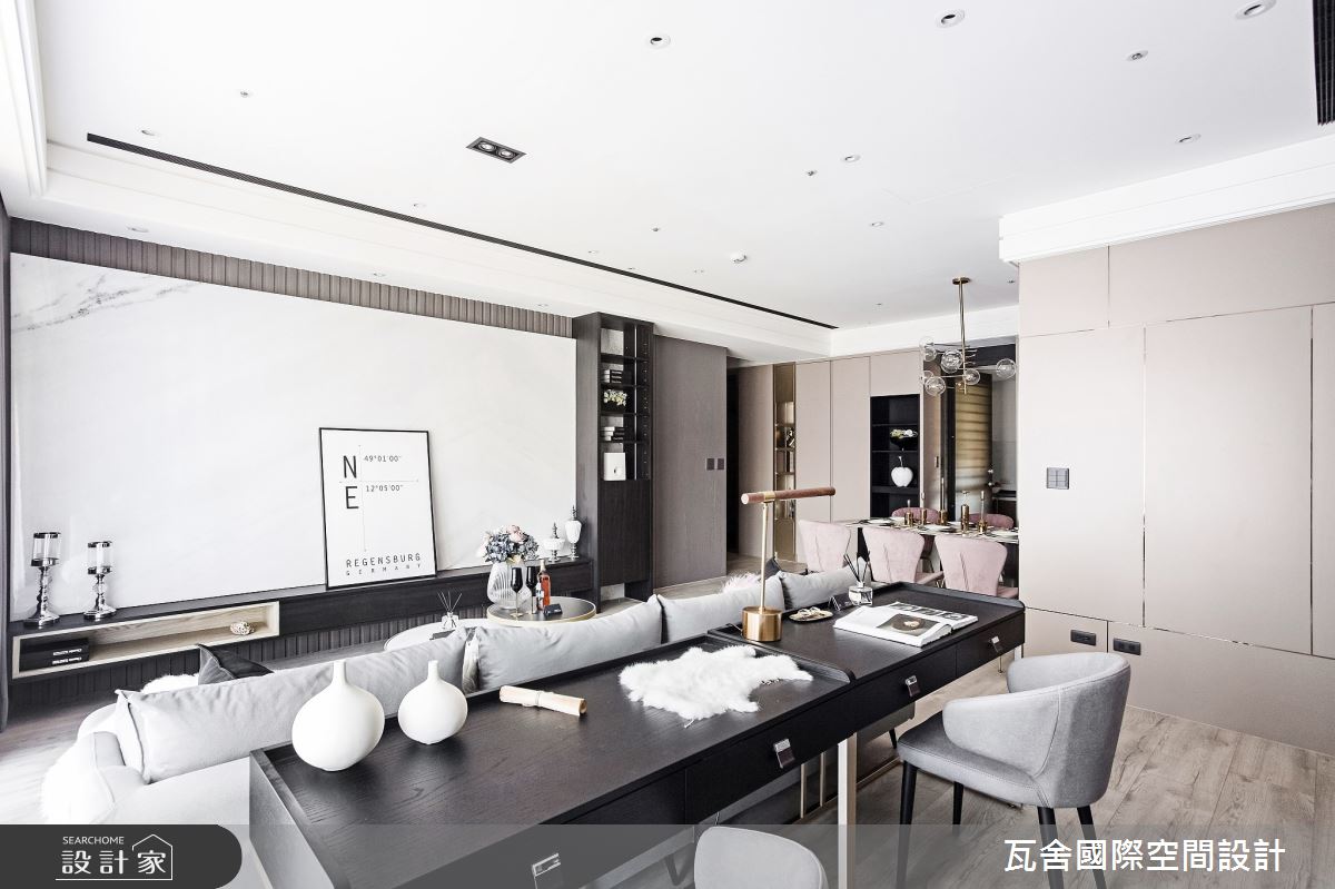 36坪預售屋＿現代風客廳餐廳書房案例圖片＿瓦舍國際空間設計＿瓦舍_16之13