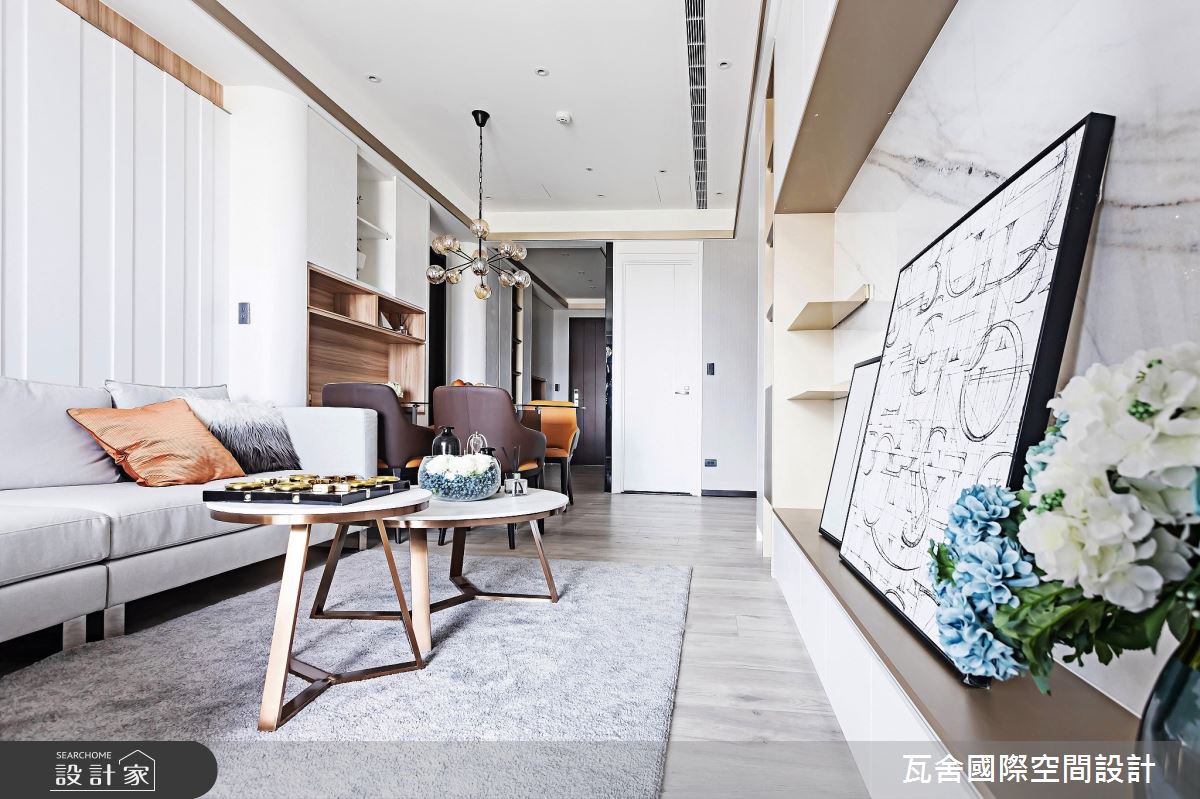 46坪預售屋＿現代風玄關客廳餐廳案例圖片＿瓦舍國際空間設計＿瓦舍_17之9