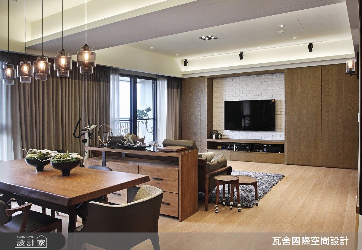 新古屋(10年以下)＿北歐風客廳餐廳案例圖片＿瓦舍國際空間設計＿瓦舍_11之6