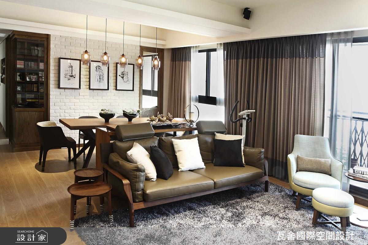 新古屋(10年以下)＿北歐風客廳餐廳案例圖片＿瓦舍國際空間設計＿瓦舍_11之8