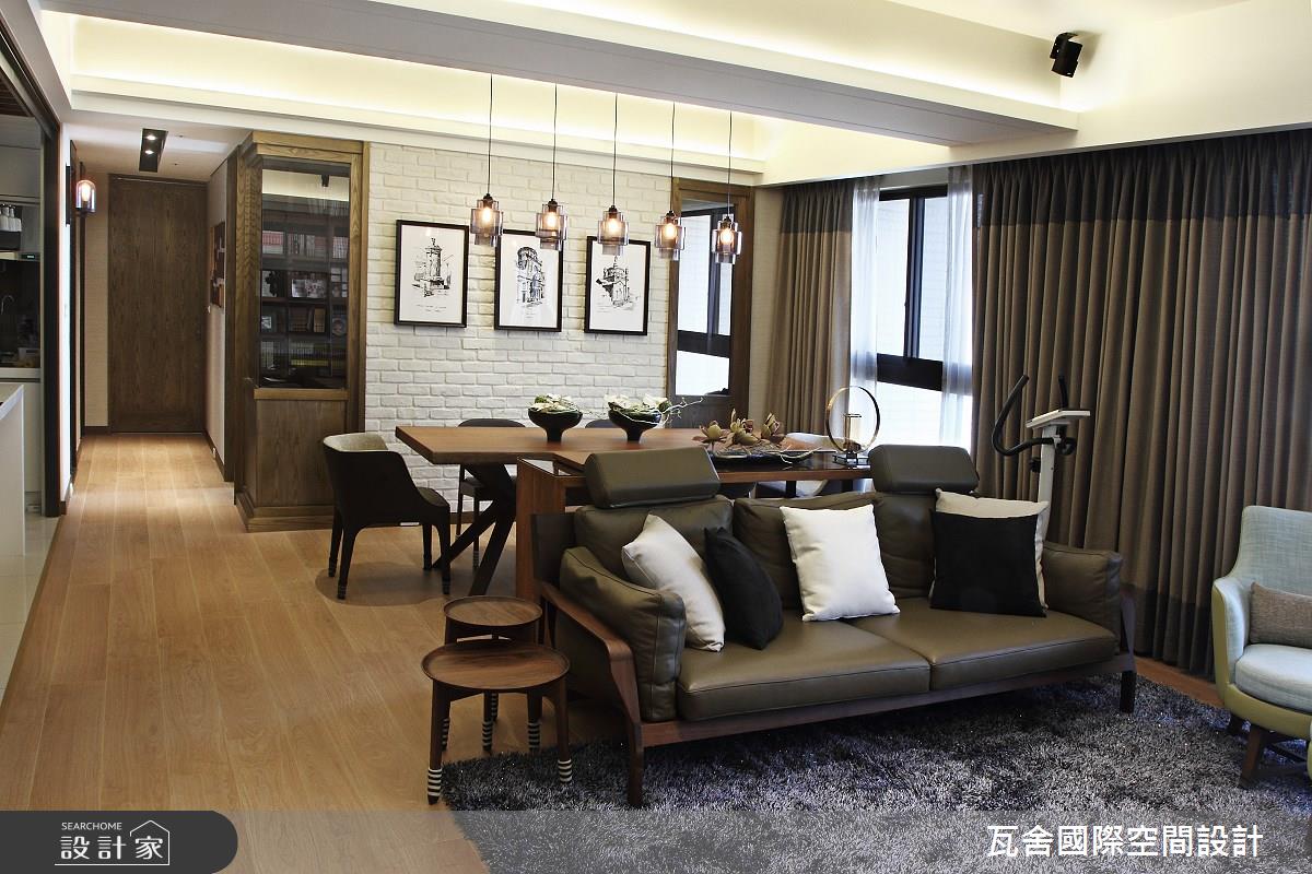 新古屋(10年以下)＿北歐風客廳餐廳案例圖片＿瓦舍國際空間設計＿瓦舍_11之9