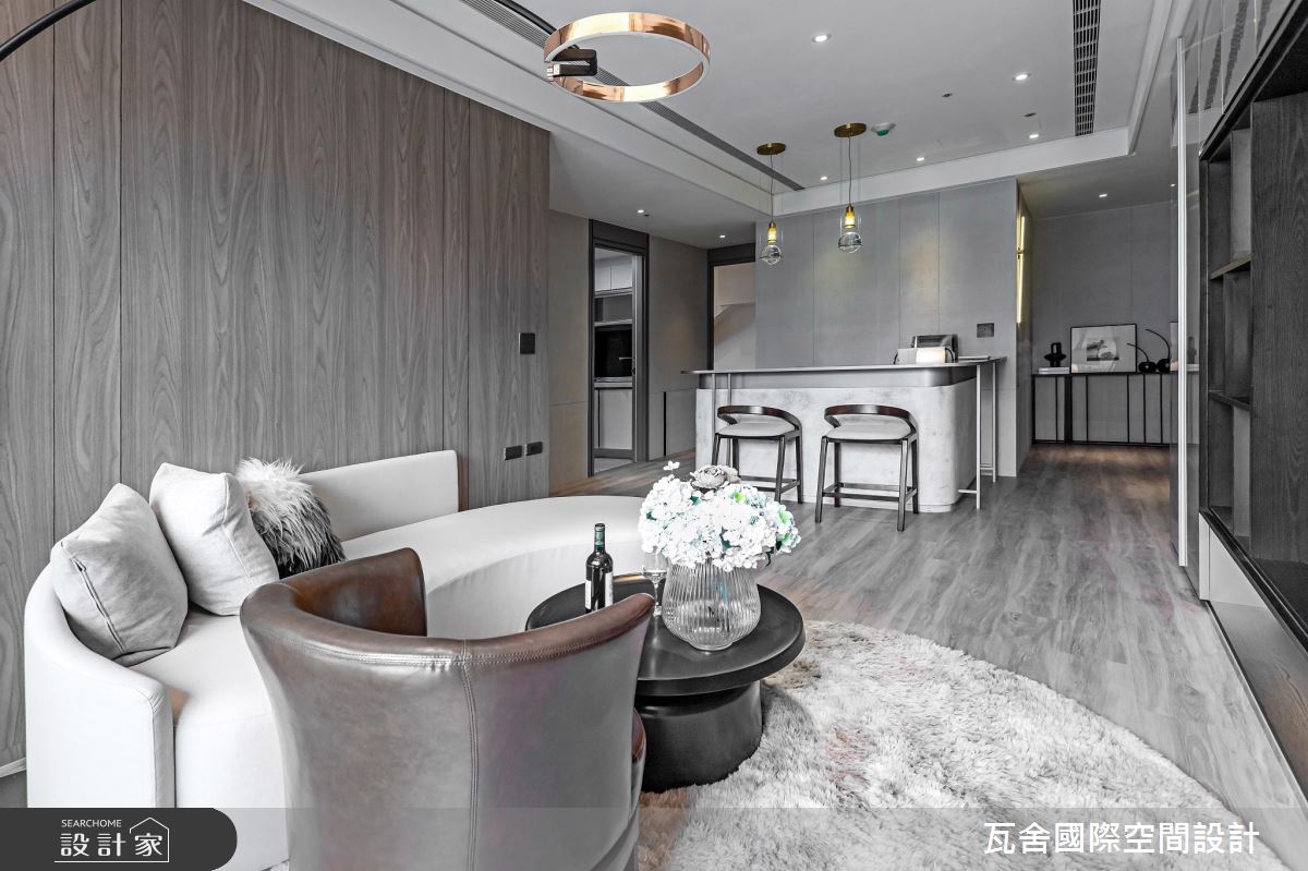 新成屋(5年以下)＿現代風客廳餐廳吧檯案例圖片＿瓦舍國際空間設計＿瓦舍_21之6