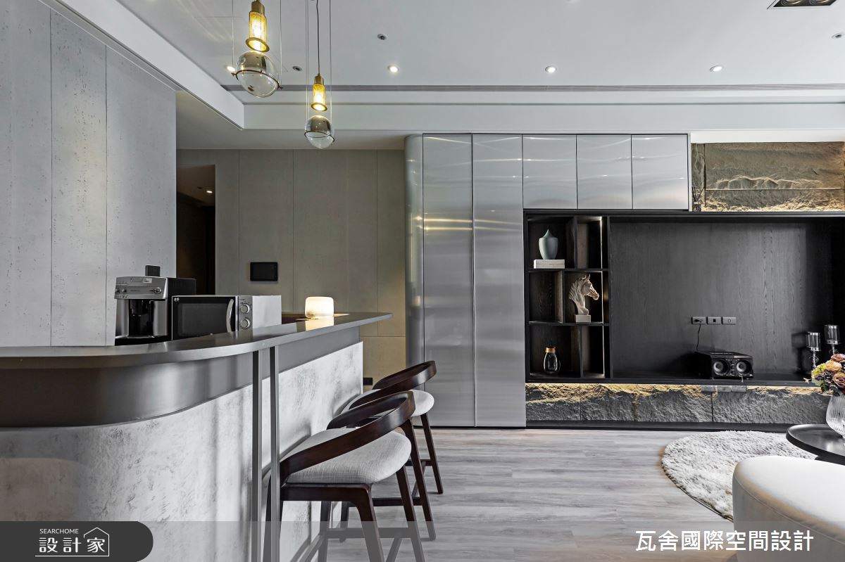 新成屋(5年以下)＿現代風客廳吧檯案例圖片＿瓦舍國際空間設計＿瓦舍_21之8