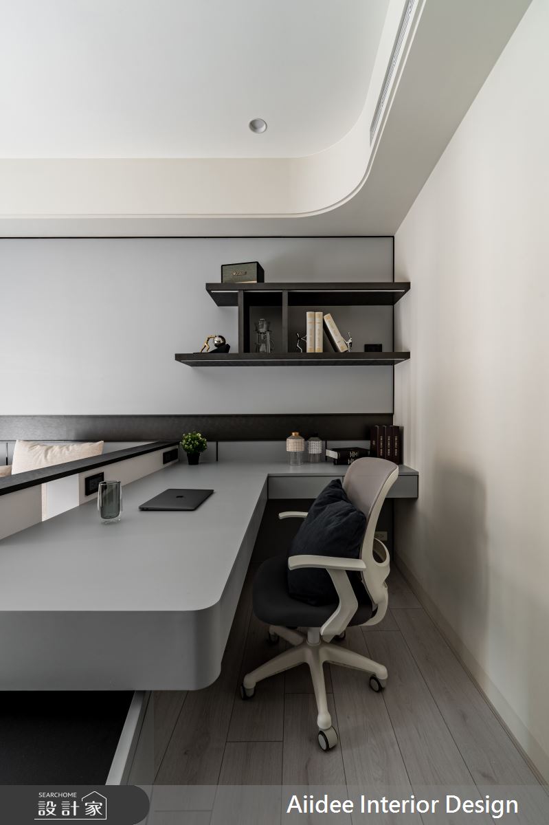 30坪新成屋(5年以下)＿現代輕奢風書房案例圖片＿艾迪室內裝修設計有限公司 AIIDEE Design＿艾迪02_鼓山美術君御_30坪現代輕奢風_高雄室內設計之6