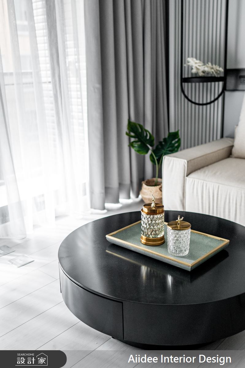 30坪新成屋(5年以下)＿現代輕奢風客廳案例圖片＿艾迪室內裝修設計有限公司 AIIDEE Design＿艾迪02_鼓山美術君御_30坪現代輕奢風_高雄室內設計之8