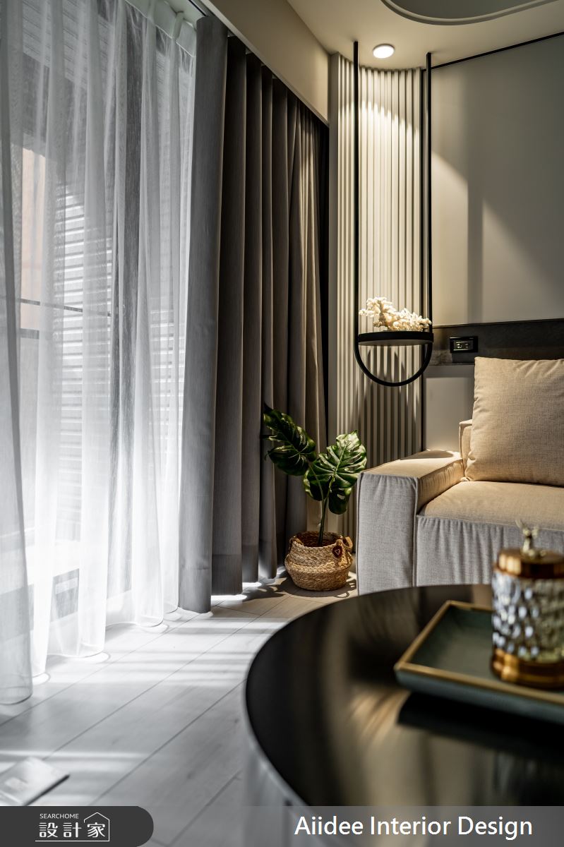 30坪新成屋(5年以下)＿現代輕奢風客廳案例圖片＿艾迪室內裝修設計有限公司 AIIDEE Design＿艾迪02_鼓山美術君御_30坪現代輕奢風_高雄室內設計之9