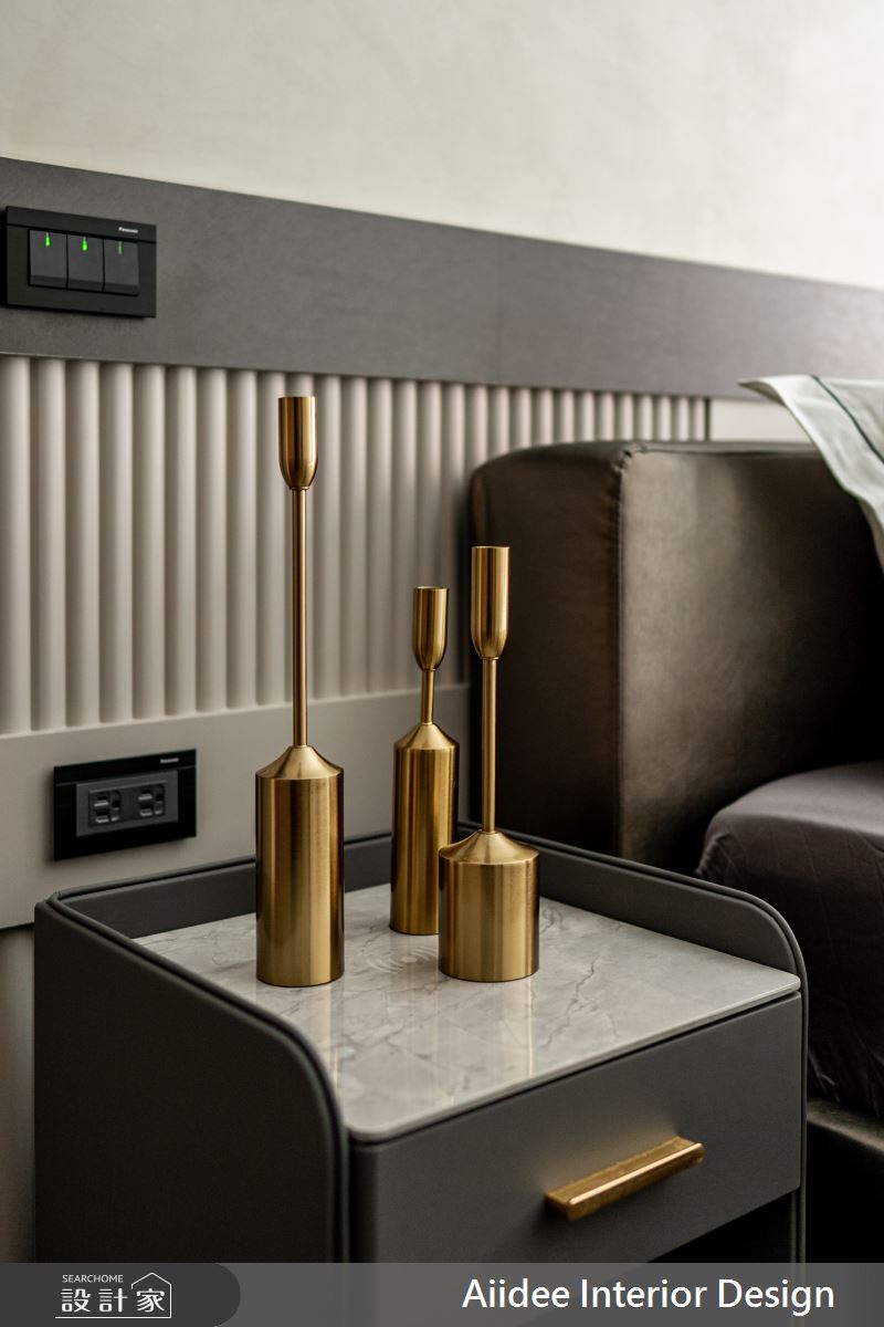 30坪新成屋(5年以下)＿現代輕奢風臥室案例圖片＿艾迪室內裝修設計有限公司 AIIDEE Design＿艾迪02_鼓山美術君御_30坪現代輕奢風_高雄室內設計之14