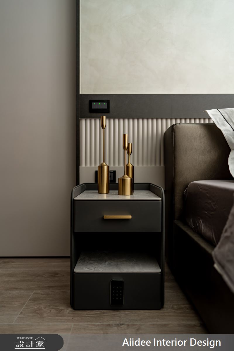 30坪新成屋(5年以下)＿現代輕奢風臥室案例圖片＿艾迪室內裝修設計有限公司 AIIDEE Design＿艾迪02_鼓山美術君御_30坪現代輕奢風_高雄室內設計之15