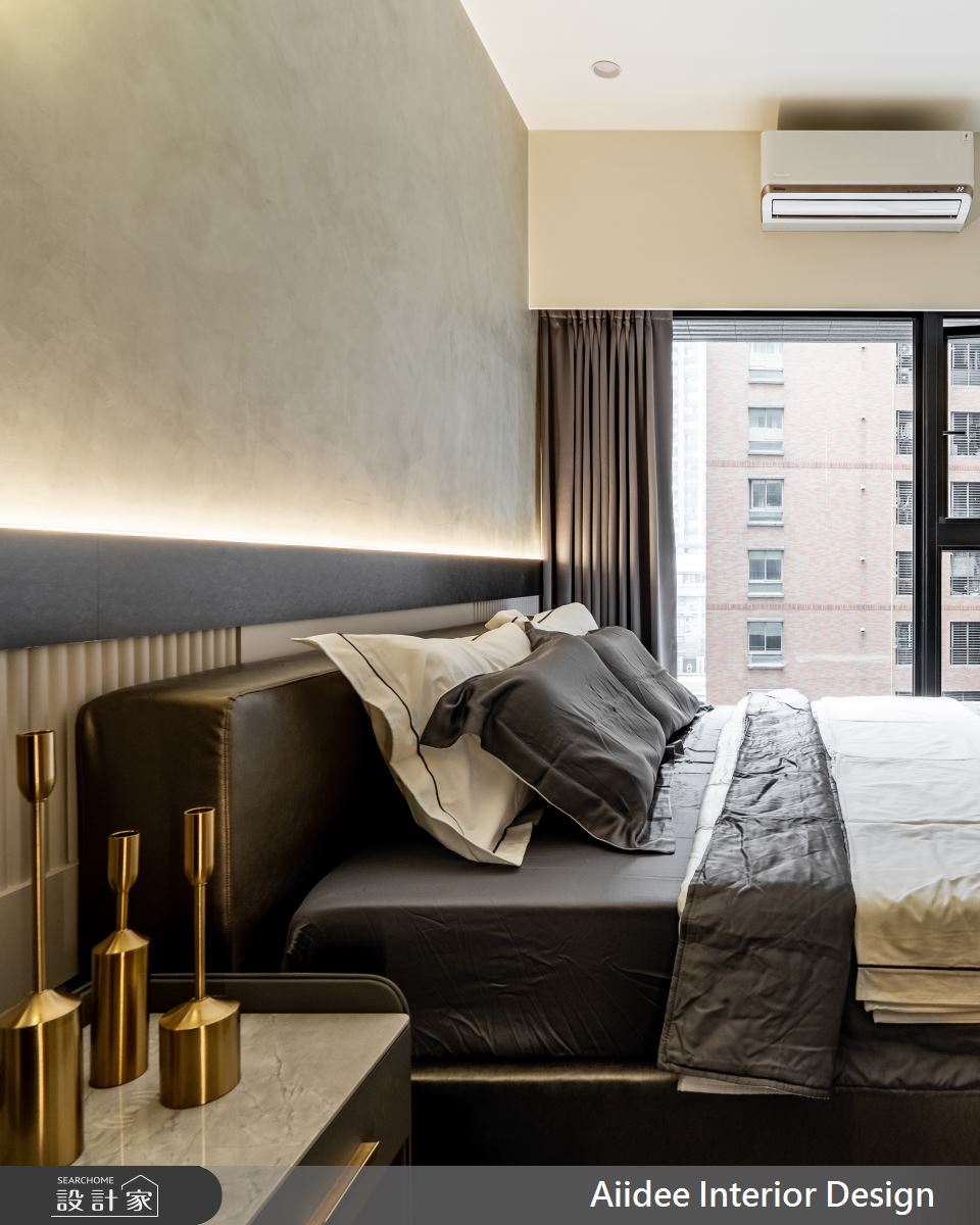 30坪新成屋(5年以下)＿現代輕奢風臥室案例圖片＿艾迪室內裝修設計有限公司 AIIDEE Design＿艾迪02_鼓山美術君御_30坪現代輕奢風_高雄室內設計之16