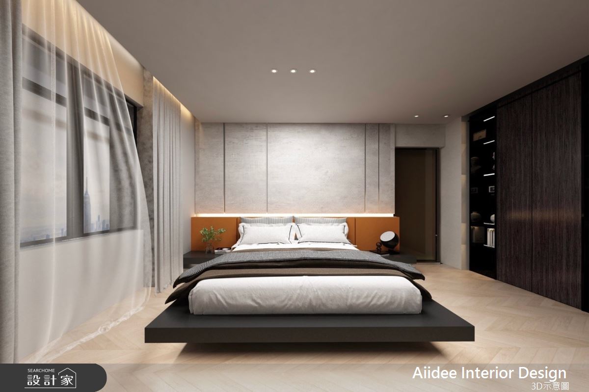 40坪預售屋＿現代風臥室案例圖片＿艾迪室內裝修設計有限公司 AIIDEE Design＿艾迪09_高雄御之苑_40坪現代風_高雄室內設計之7