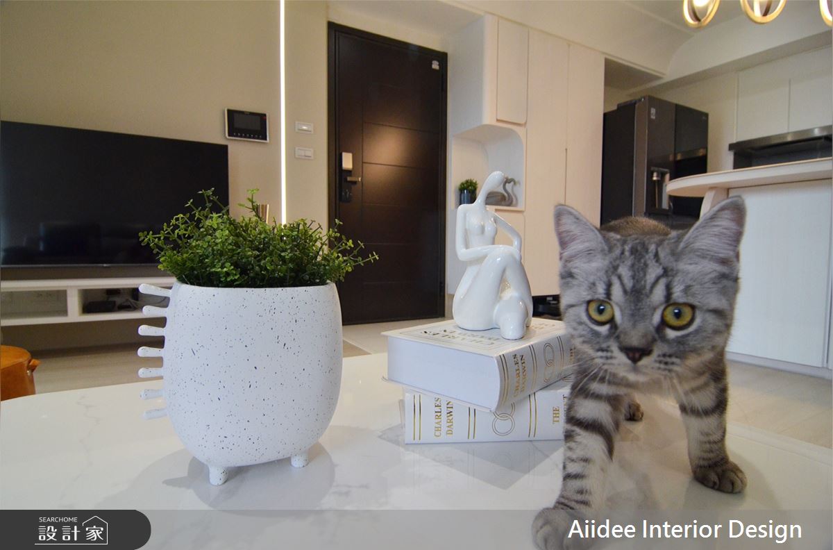 18坪新成屋(5年以下)＿其他客廳案例圖片＿艾迪室內裝修設計有限公司 AIIDEE Design＿艾迪10_高雄前鎮-心灣LRT_18坪現代簡約風_高雄室內設計之9