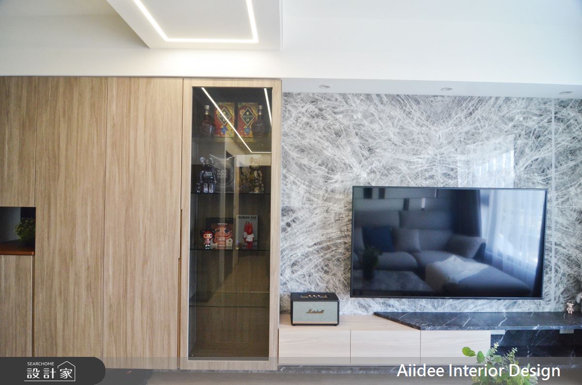 16坪新成屋(5年以下)＿現代簡約風客廳案例圖片＿艾迪室內裝修設計有限公司 AIIDEE Design＿艾迪13_高雄仁武閱讀AI_16坪現代簡約風_高雄室內設計之2