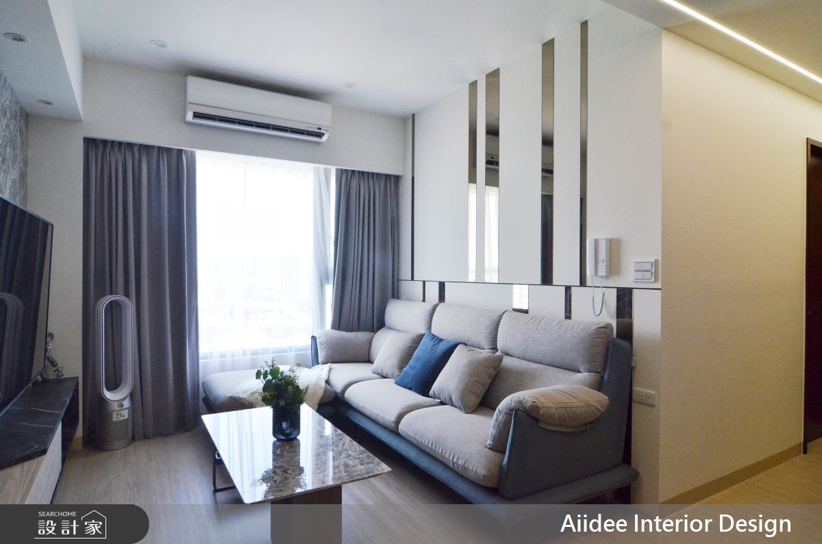 16坪新成屋(5年以下)＿現代簡約風客廳案例圖片＿艾迪室內裝修設計有限公司 AIIDEE Design＿艾迪13_高雄仁武閱讀AI_16坪現代簡約風_高雄室內設計之6