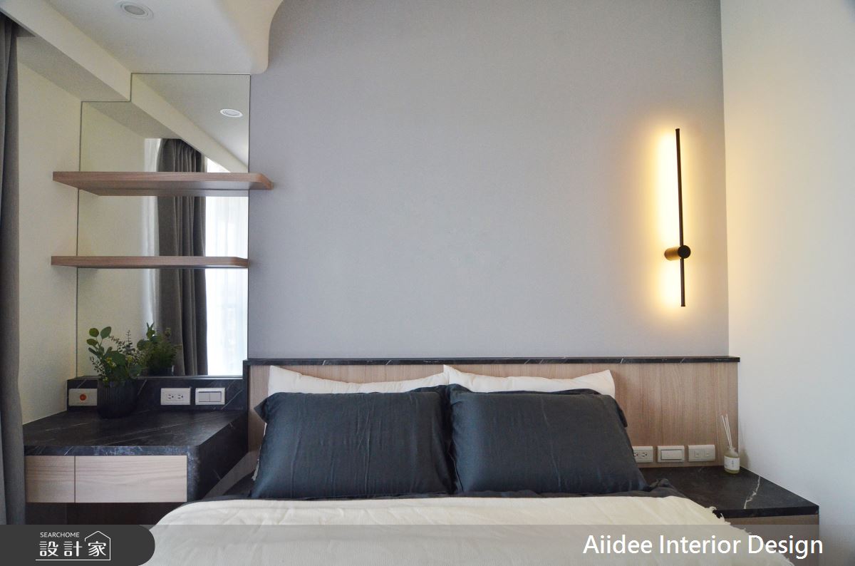 16坪新成屋(5年以下)＿現代簡約風臥室案例圖片＿艾迪室內裝修設計有限公司 AIIDEE Design＿艾迪13_高雄仁武閱讀AI_16坪現代簡約風_高雄室內設計之10
