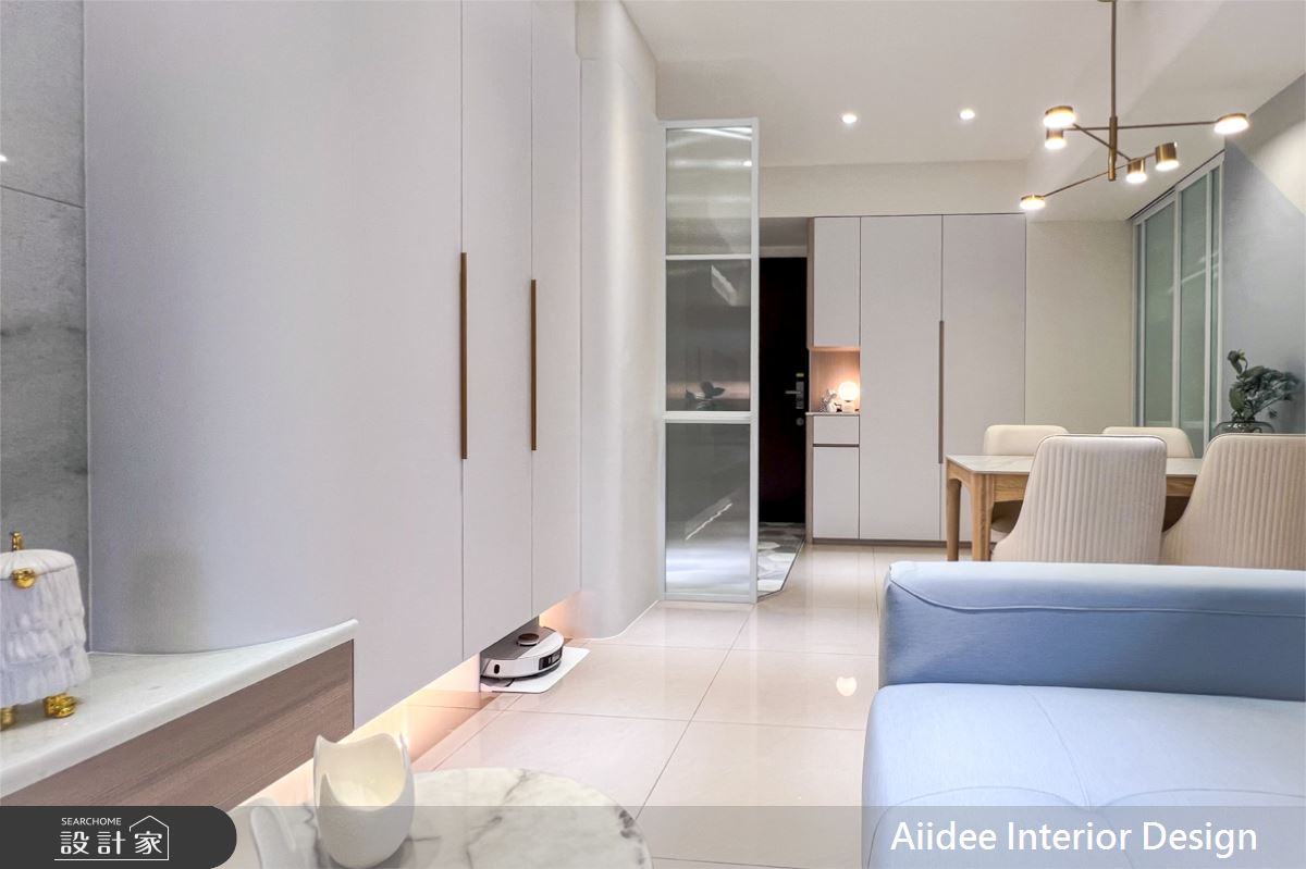 20坪新成屋(5年以下)＿北歐現代明亮風玄關客廳餐廳案例圖片＿艾迪室內裝修設計有限公司 AIIDEE Design＿艾迪15_高雄武廟園芯_20坪北歐現代明亮風_高雄室內設計之7