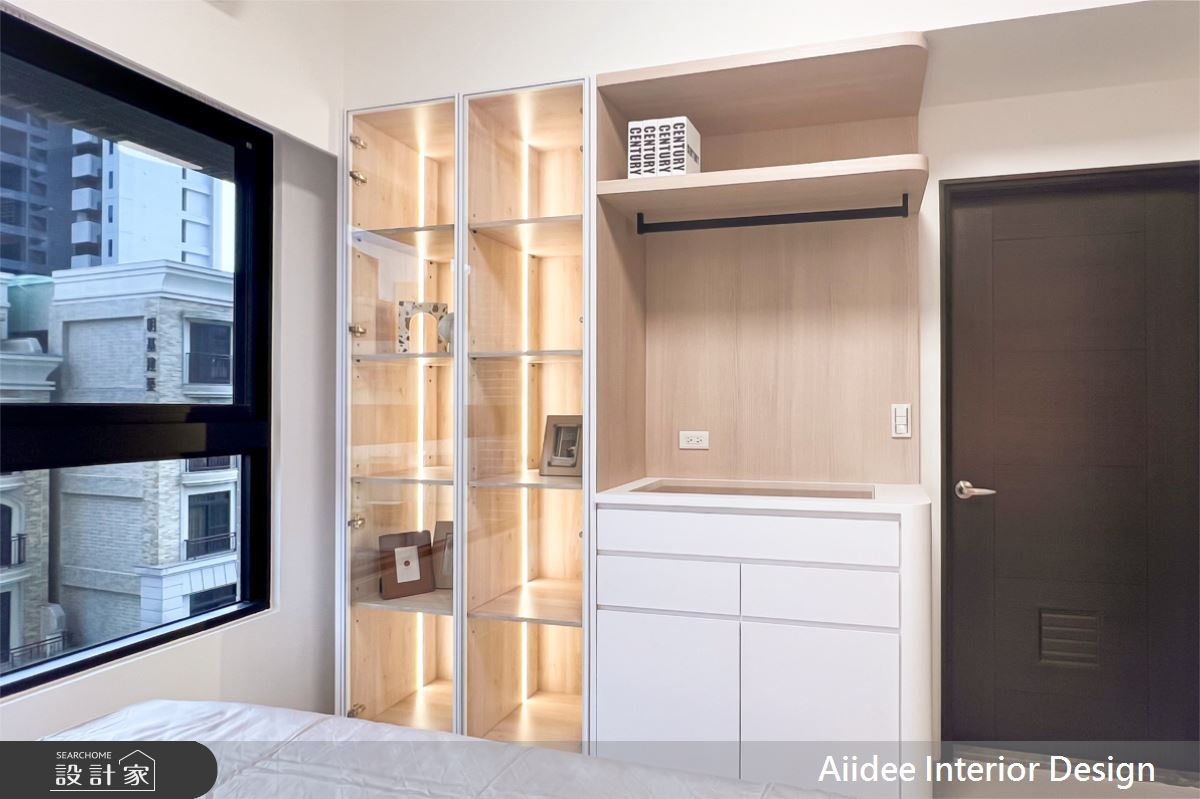 20坪新成屋(5年以下)＿北歐現代明亮風臥室案例圖片＿艾迪室內裝修設計有限公司 AIIDEE Design＿艾迪15_高雄武廟園芯_20坪北歐現代明亮風_高雄室內設計之15
