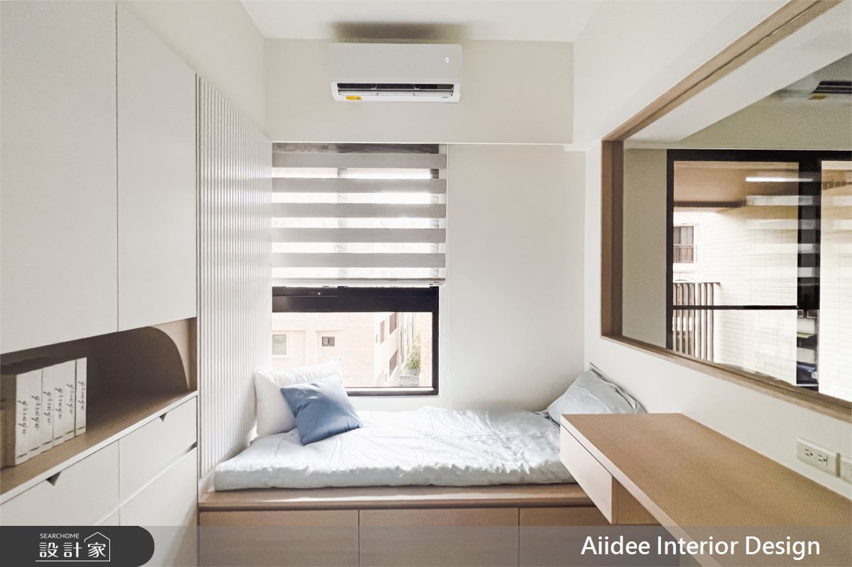 20坪新成屋(5年以下)＿北歐現代明亮風書房臥榻案例圖片＿艾迪室內裝修設計有限公司 AIIDEE Design＿艾迪15_高雄武廟園芯_20坪北歐現代明亮風_高雄室內設計之19