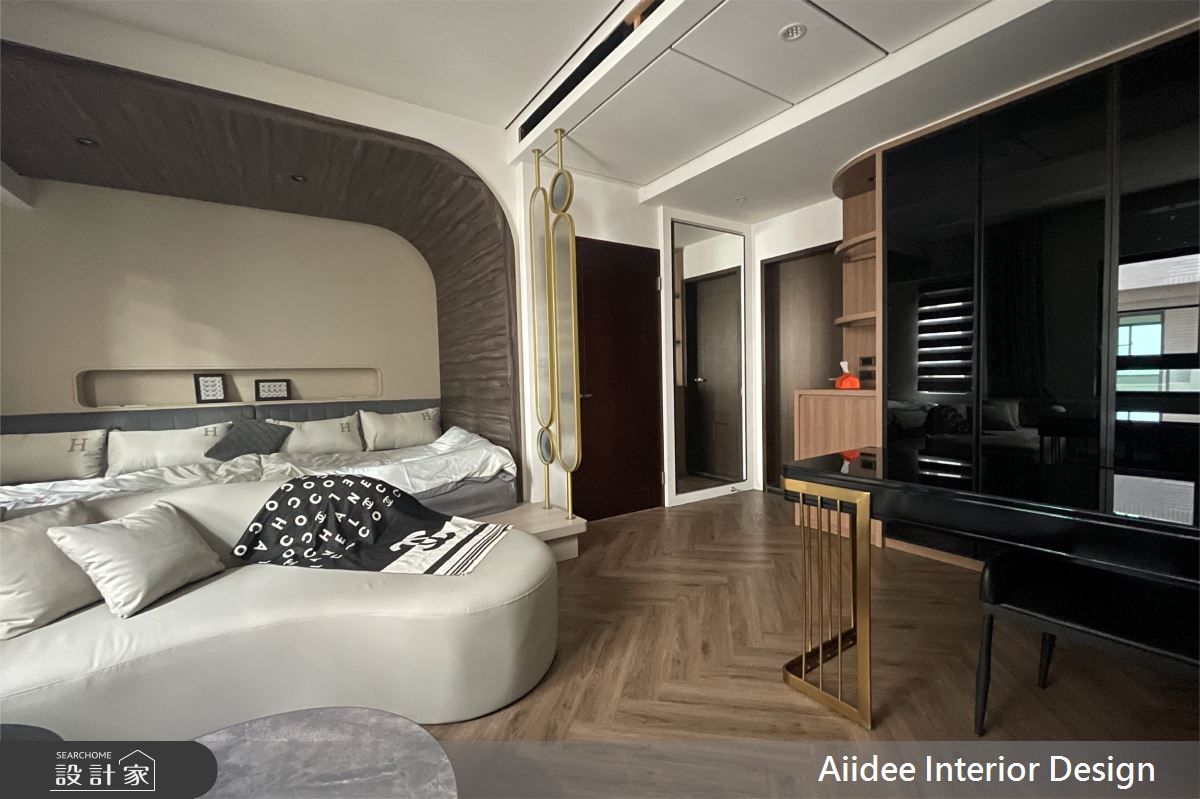 新成屋(5年以下)＿奢華風客廳書房案例圖片＿艾迪室內裝修設計有限公司 AIIDEE Design＿艾迪16_橋頭奢華飯店宅_7.5坪奢華風_高雄室內設計之7